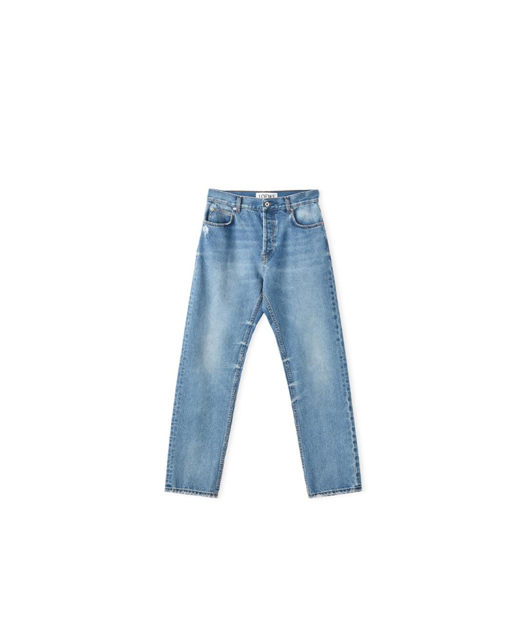 LOEWE Синие прямые джинсы, фото 6