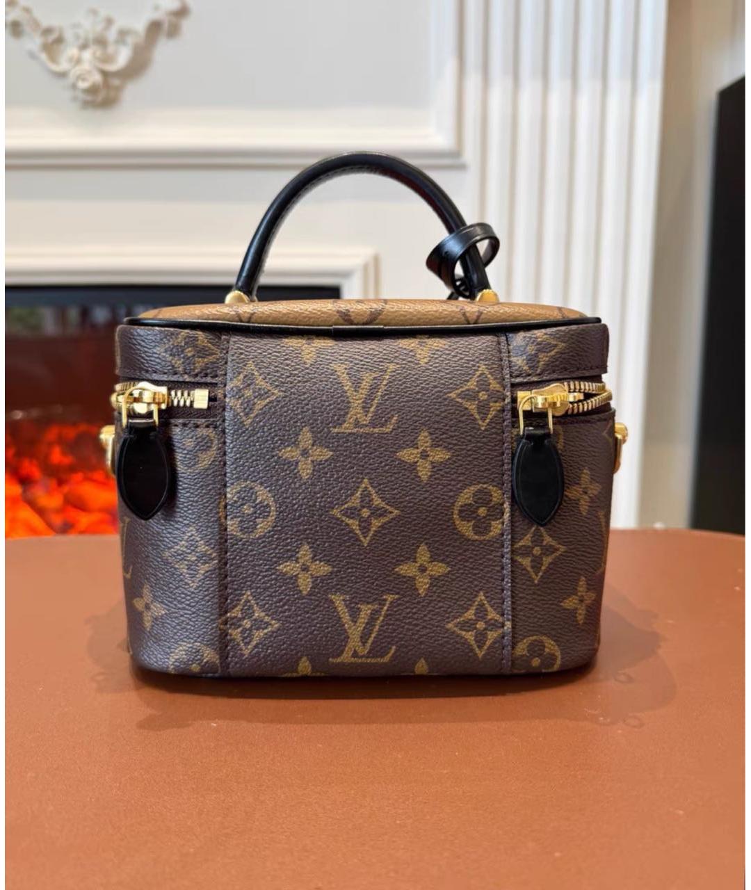 LOUIS VUITTON Коричневая сумка через плечо из канвы, фото 5