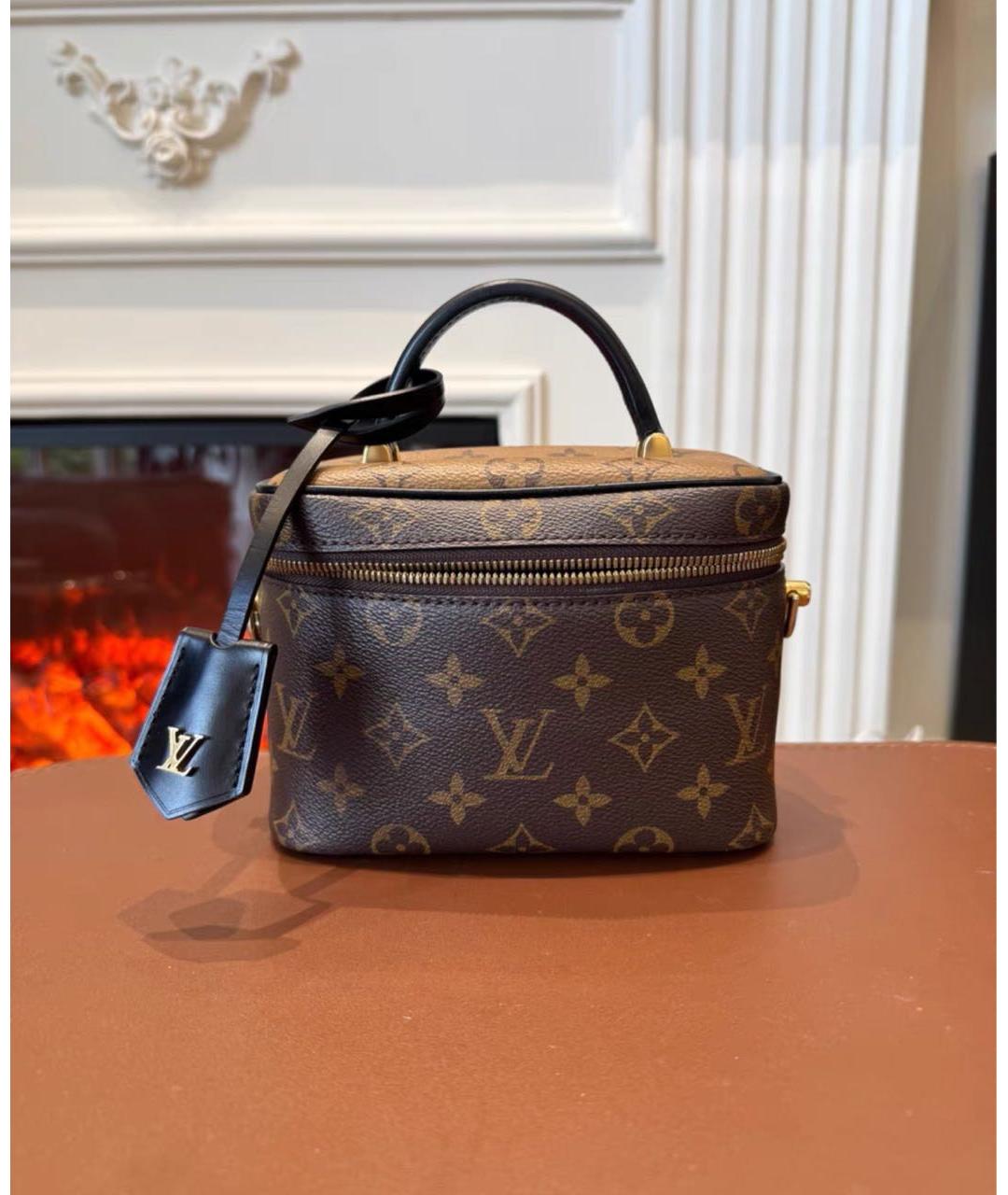 LOUIS VUITTON Коричневая сумка через плечо из канвы, фото 3