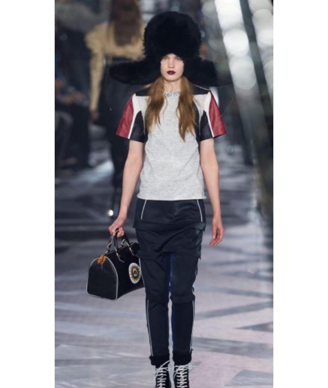 LOUIS VUITTON Мульти шерстяная футболка, фото 7