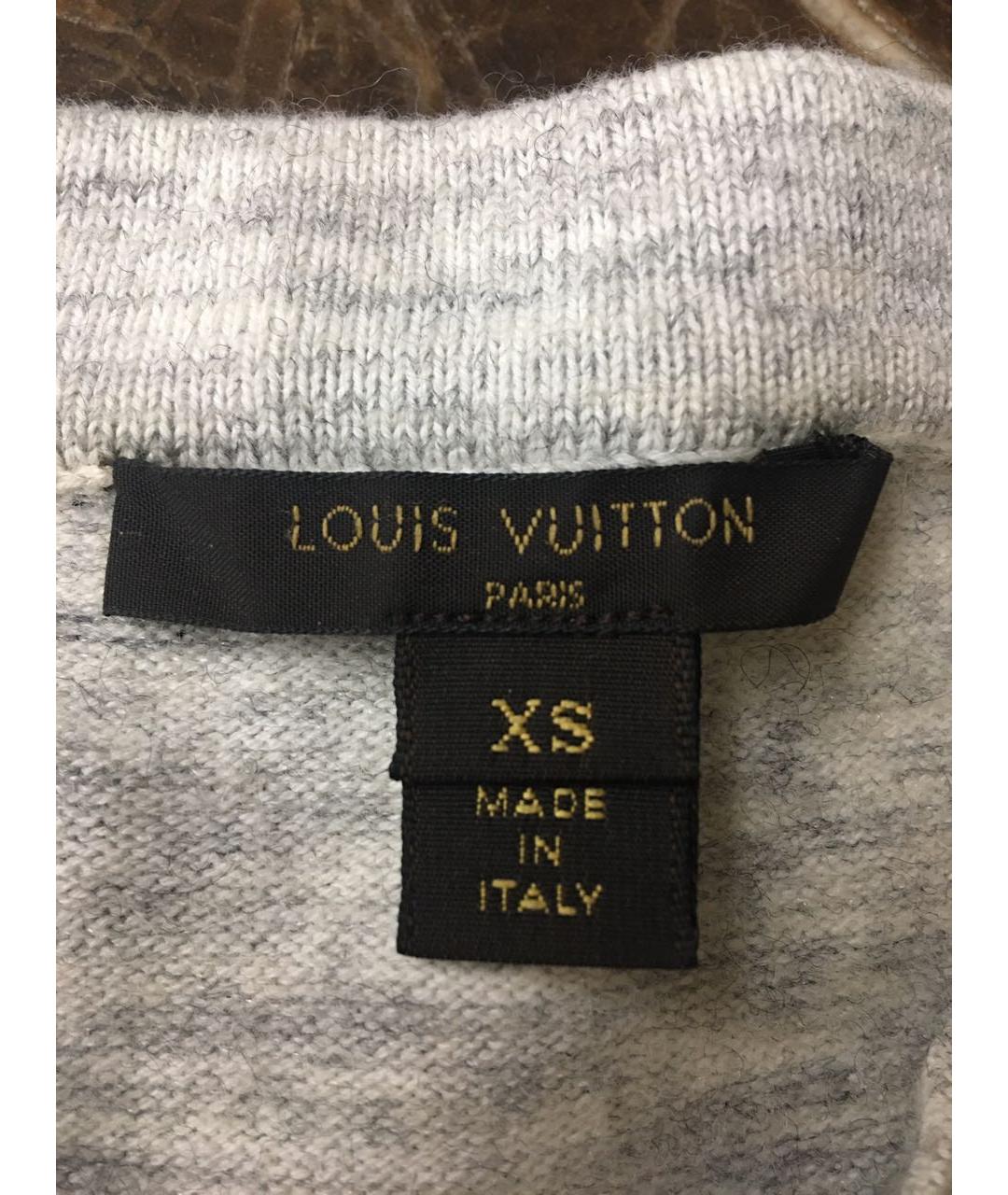 LOUIS VUITTON Мульти шерстяная футболка, фото 4