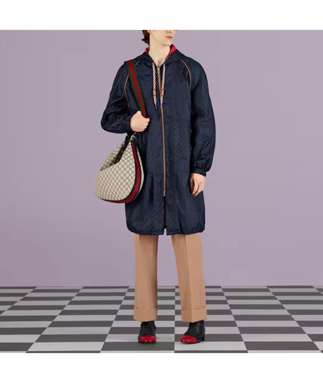 GUCCI Темно-синяя куртка, фото 2