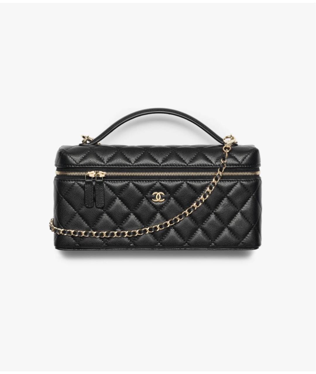 CHANEL Черная кожаная сумка через плечо, фото 4