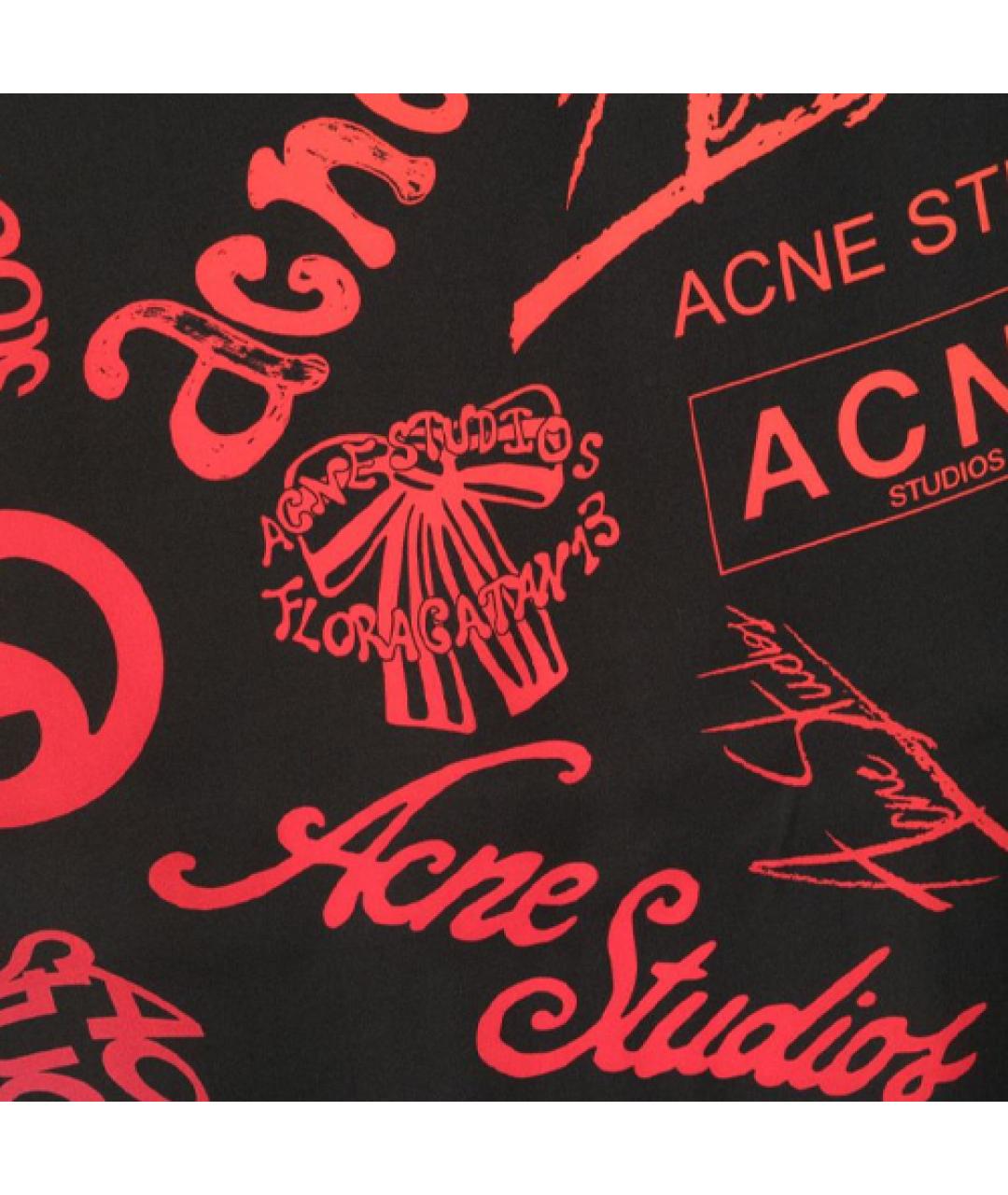 ACNE STUDIOS Черный шарф, фото 2