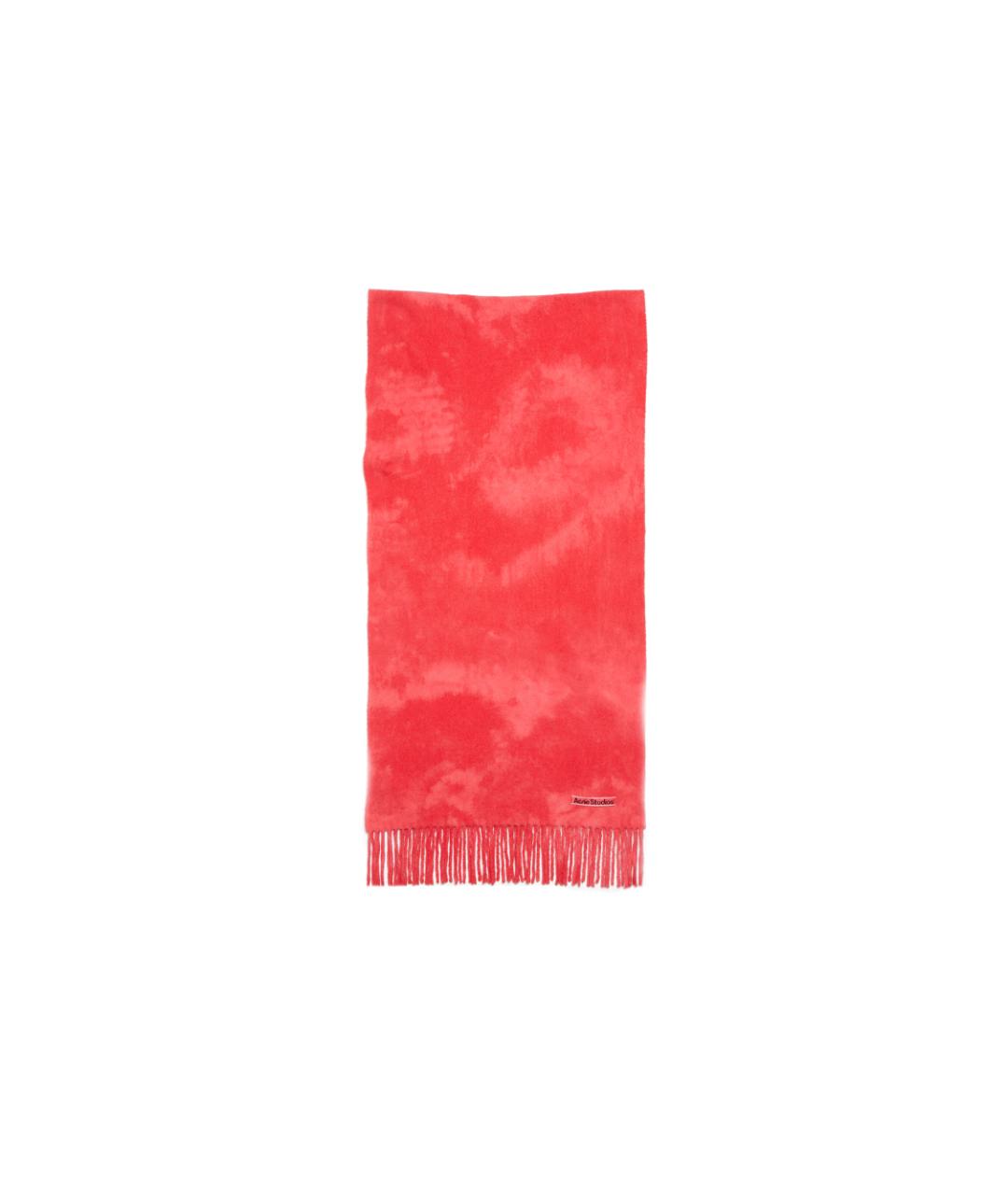 ACNE STUDIOS Красный шарф, фото 6