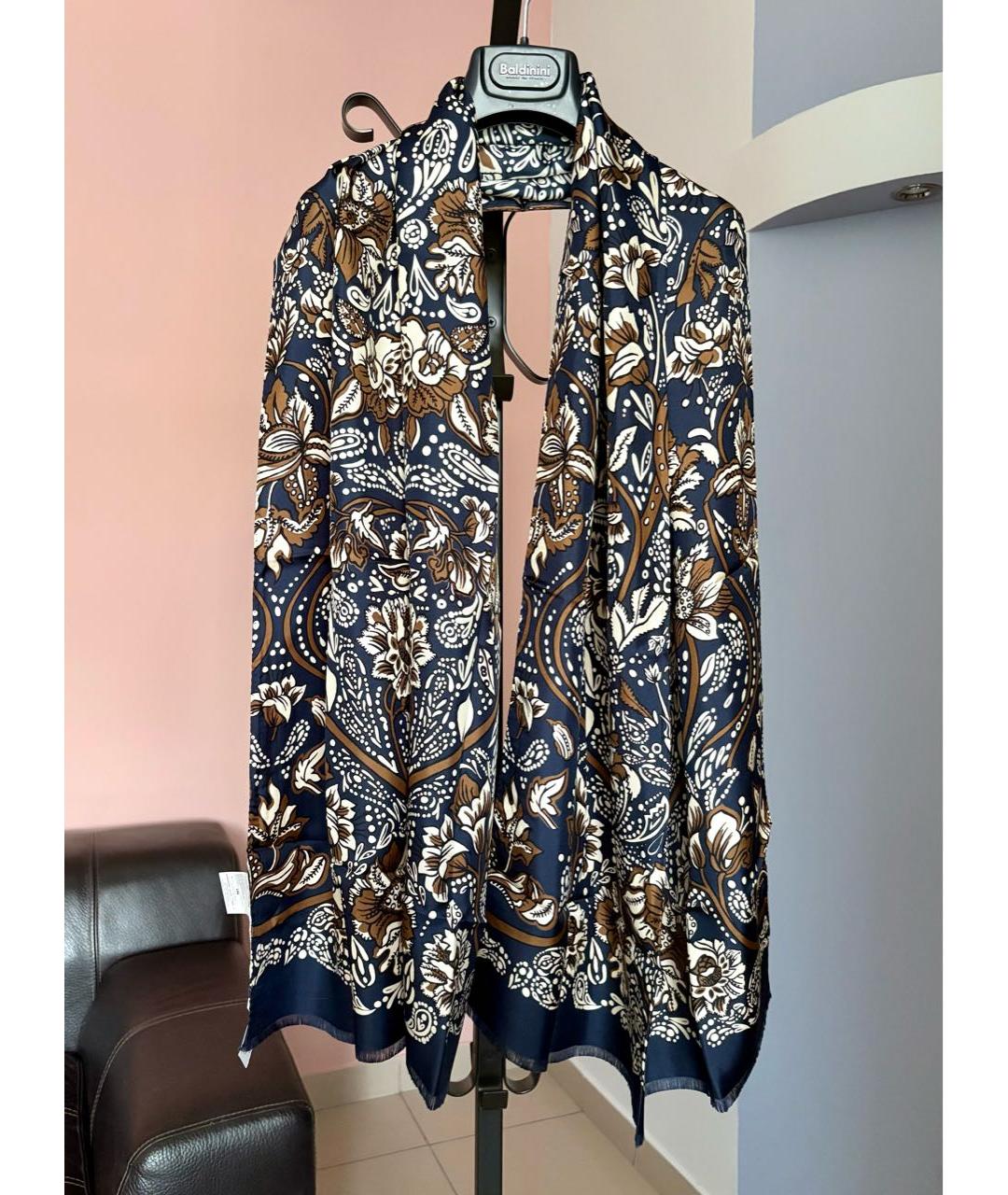 'S MAX MARA Мульти шелковый шарф, фото 3