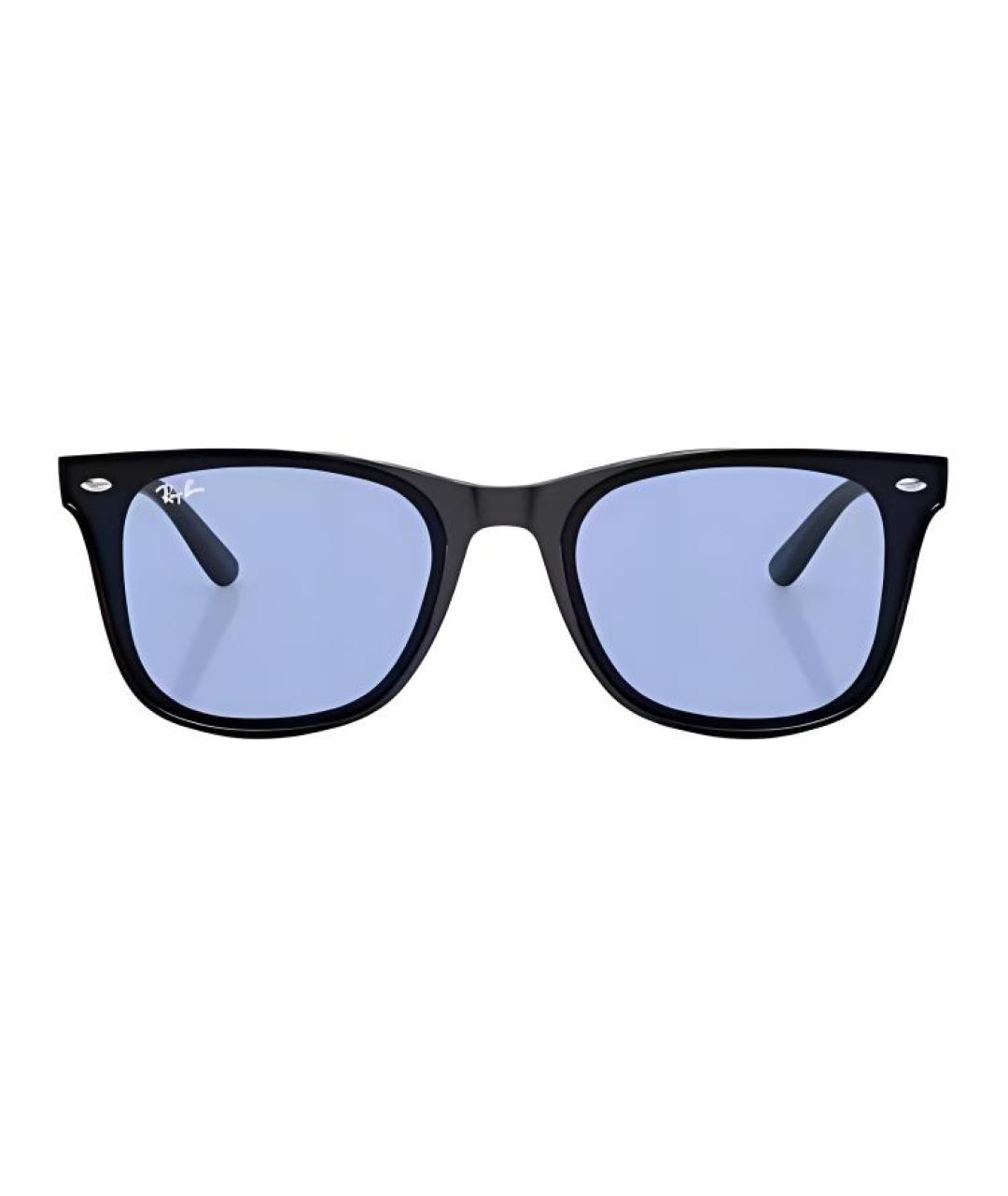 RAY BAN Черные пластиковые солнцезащитные очки, фото 2