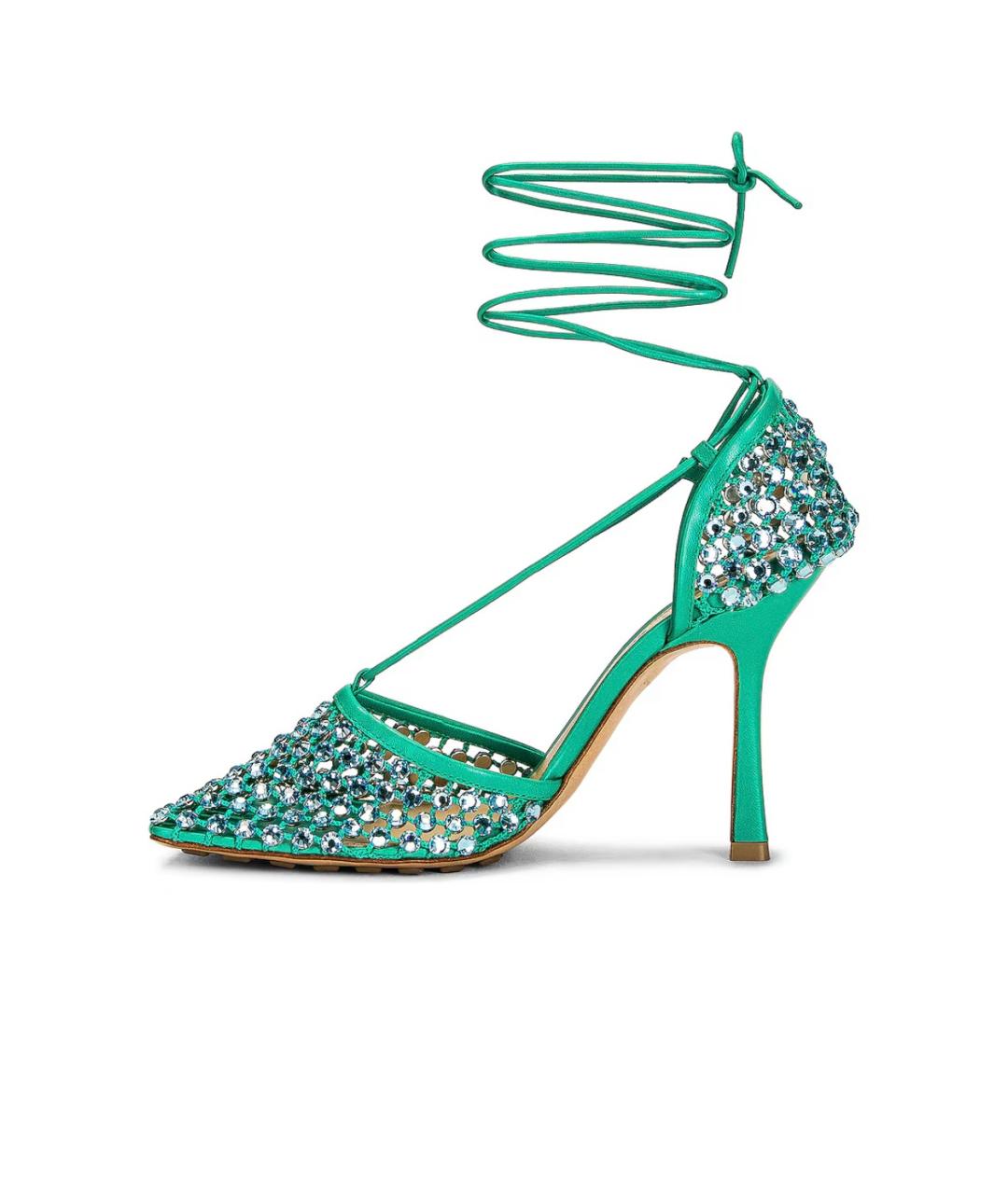 BOTTEGA VENETA Зеленые туфли, фото 4