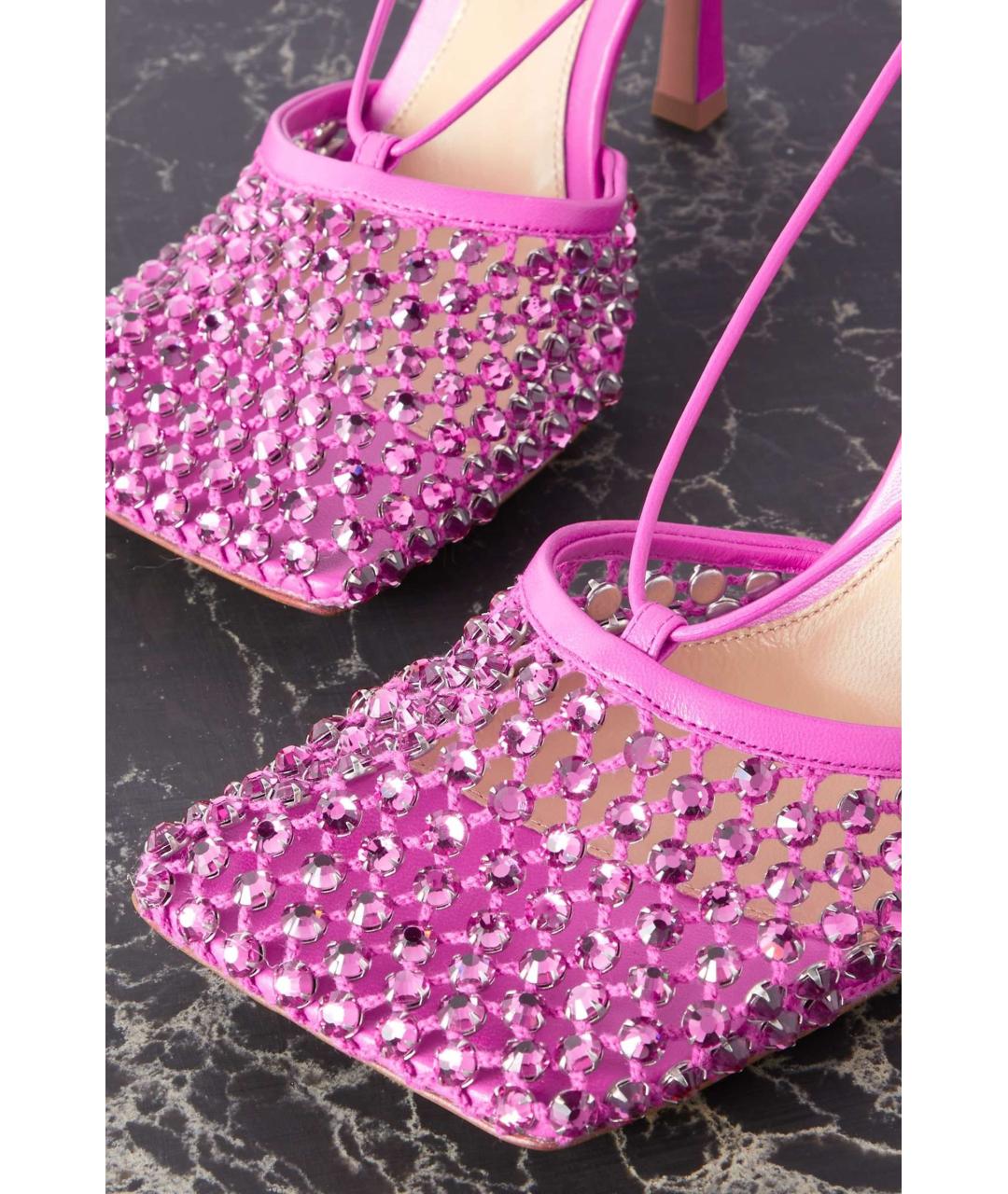 BOTTEGA VENETA Фуксия туфли, фото 4