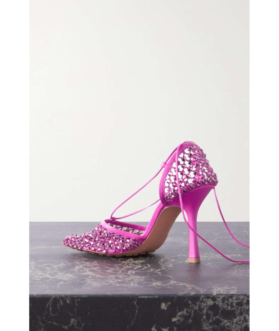 BOTTEGA VENETA Фуксия туфли, фото 5