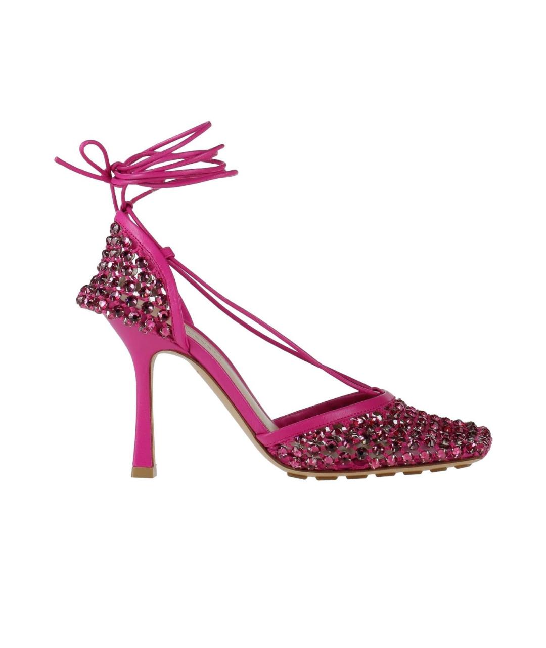 BOTTEGA VENETA Фуксия туфли, фото 6