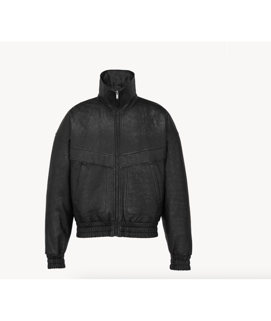 SAINT LAURENT Черная кожаная куртка, фото 3