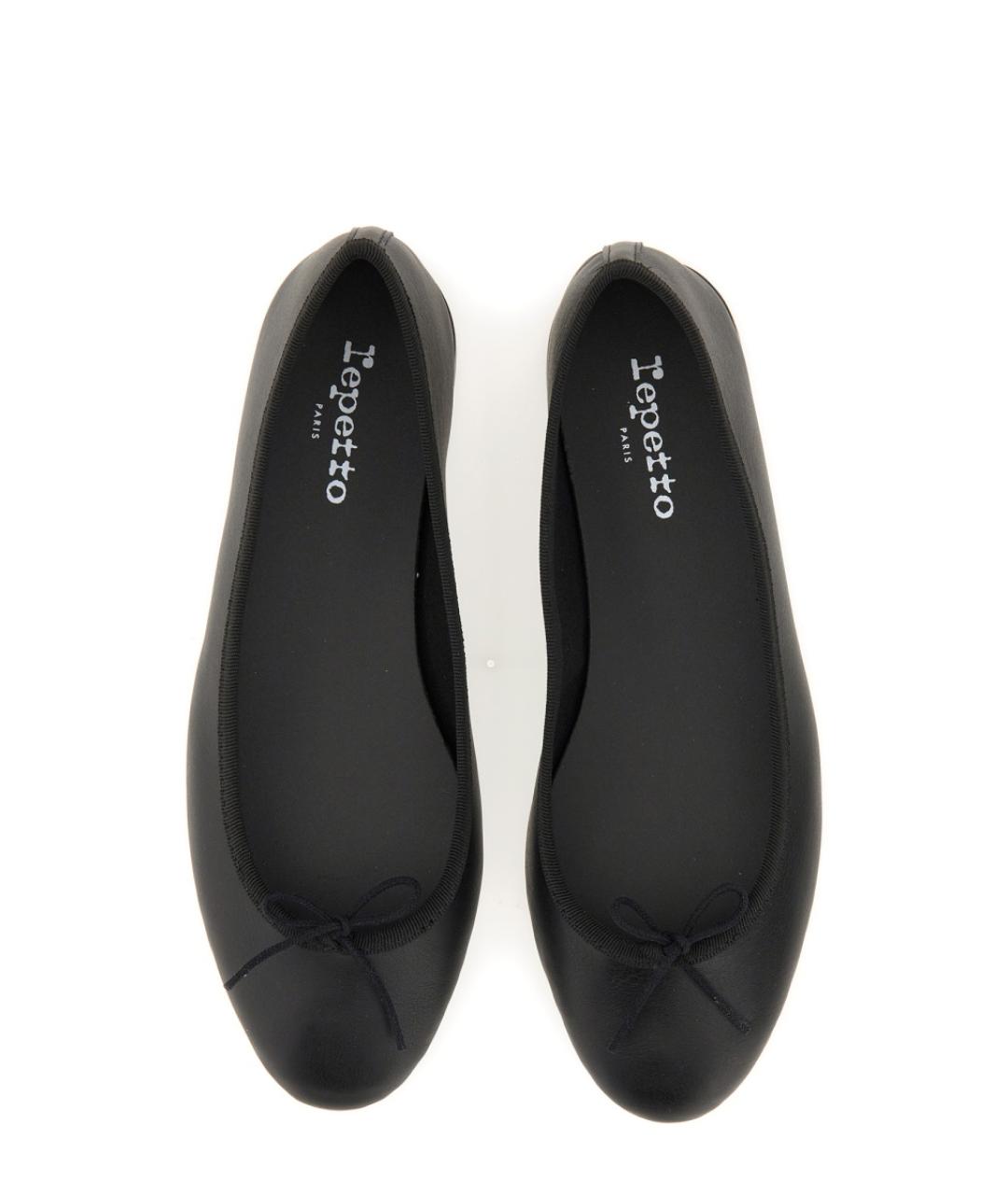 REPETTO Черные кожаные балетки, фото 4