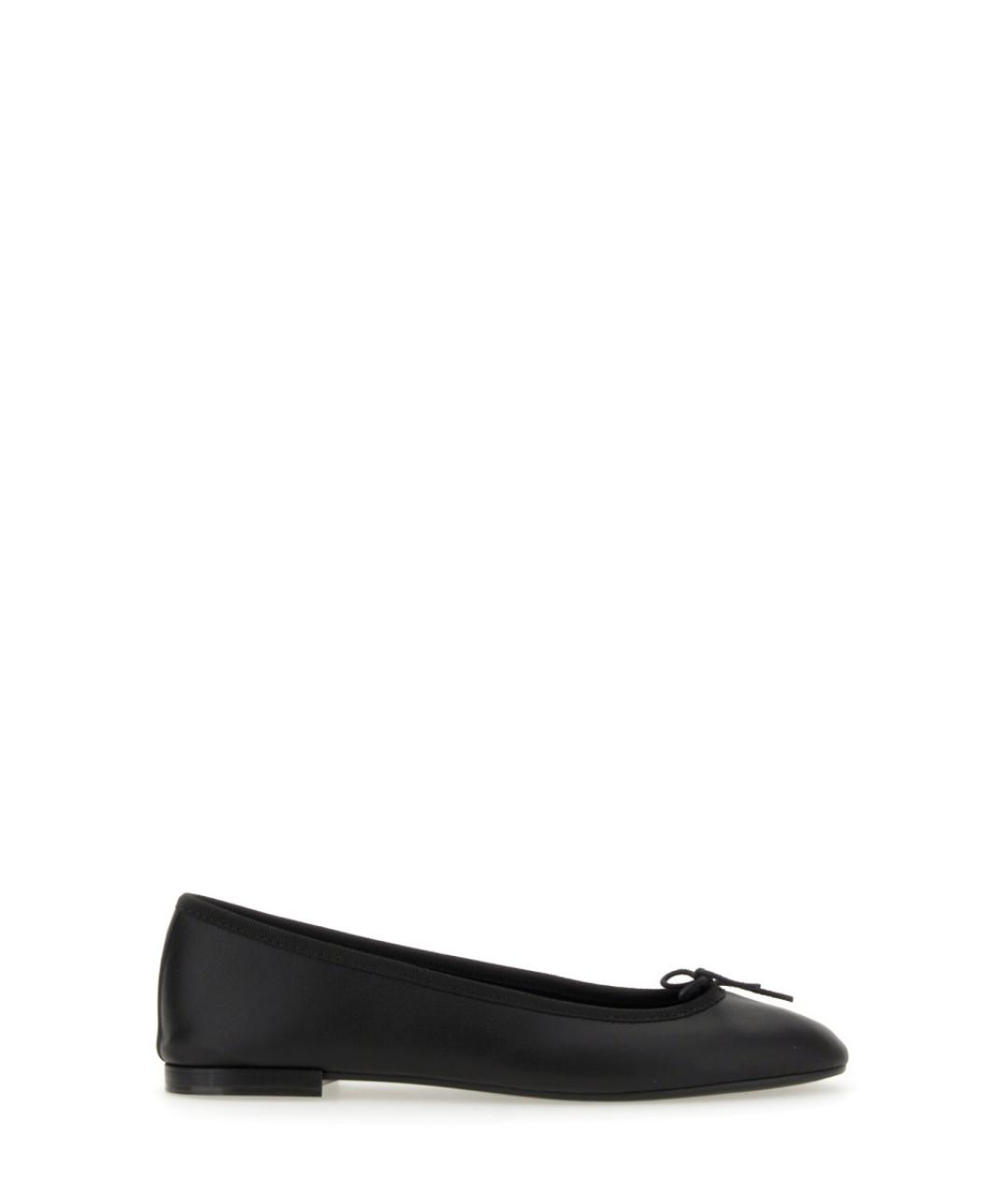 REPETTO Черные кожаные балетки, фото 1