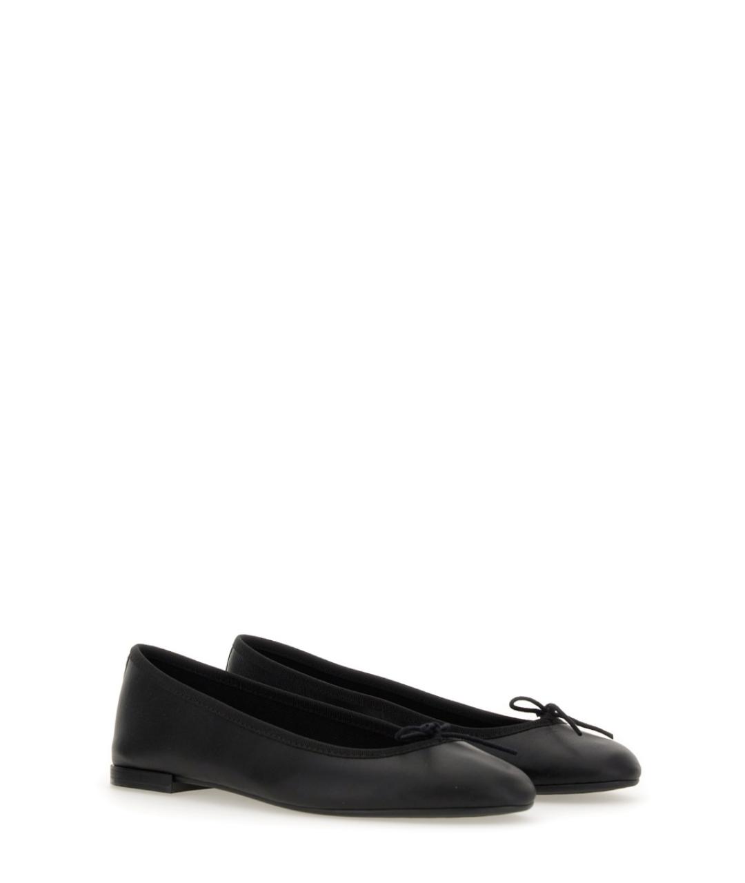 REPETTO Черные кожаные балетки, фото 2