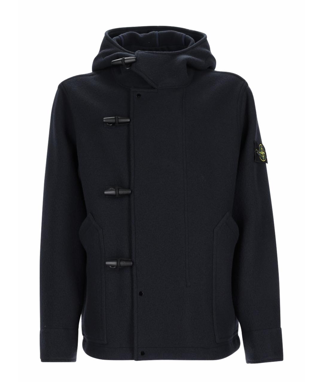 STONE ISLAND Синяя шерстяная куртка, фото 1