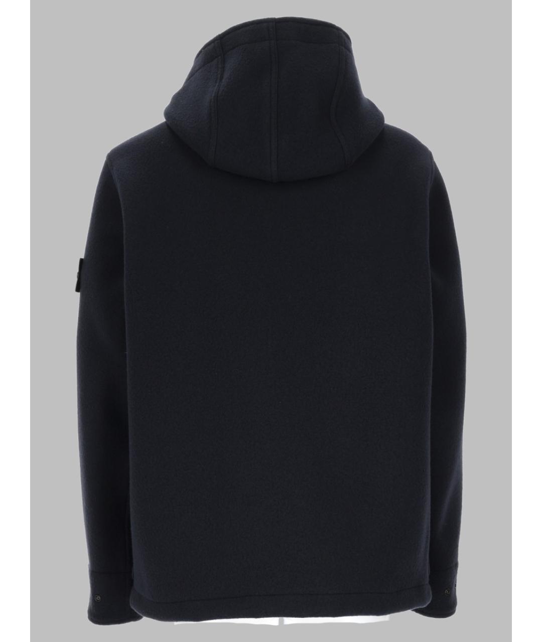 STONE ISLAND Синяя шерстяная куртка, фото 2