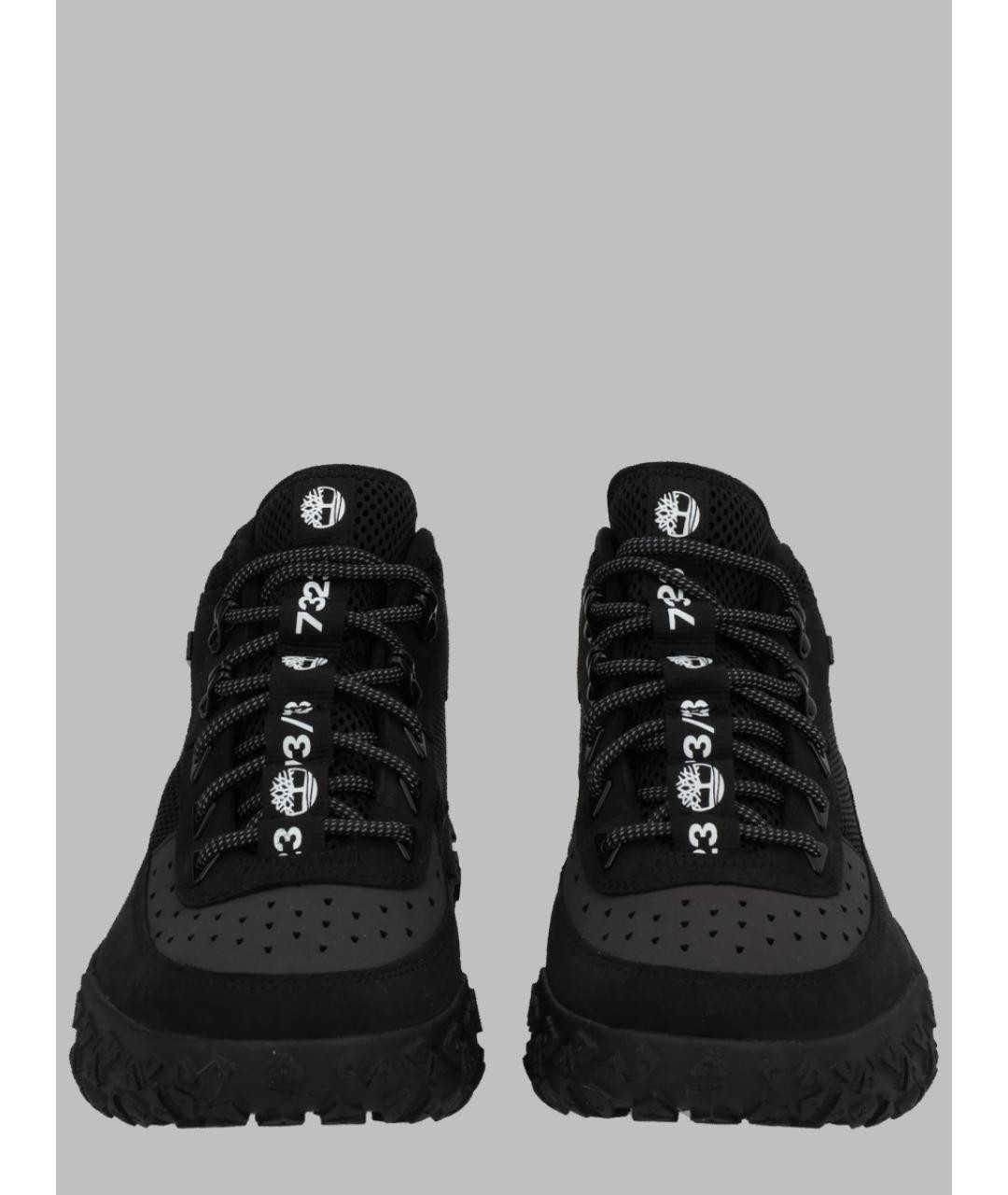TIMBERLAND Черные текстильные низкие кроссовки / кеды, фото 2