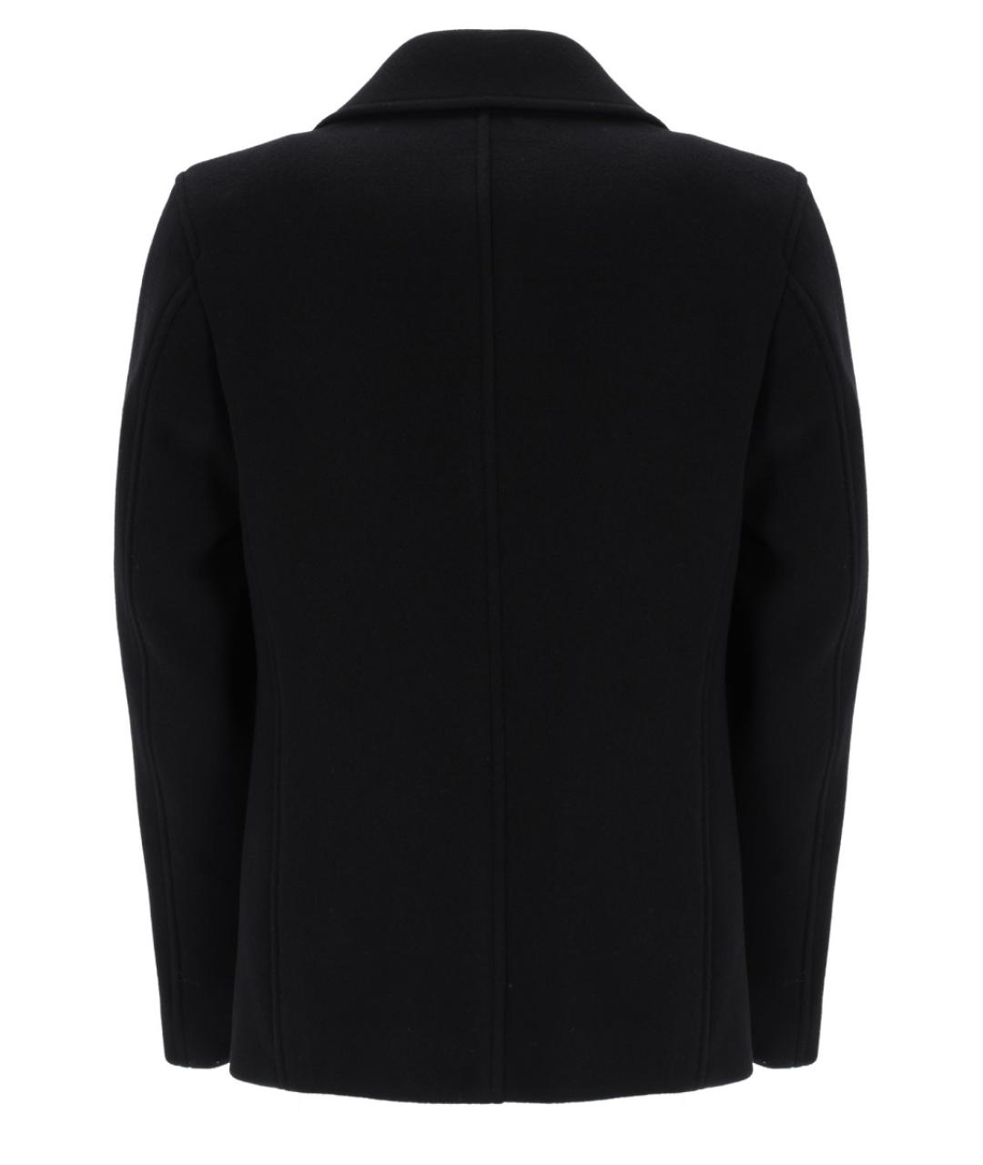 HUGO BOSS Черное шерстяное пальто, фото 2