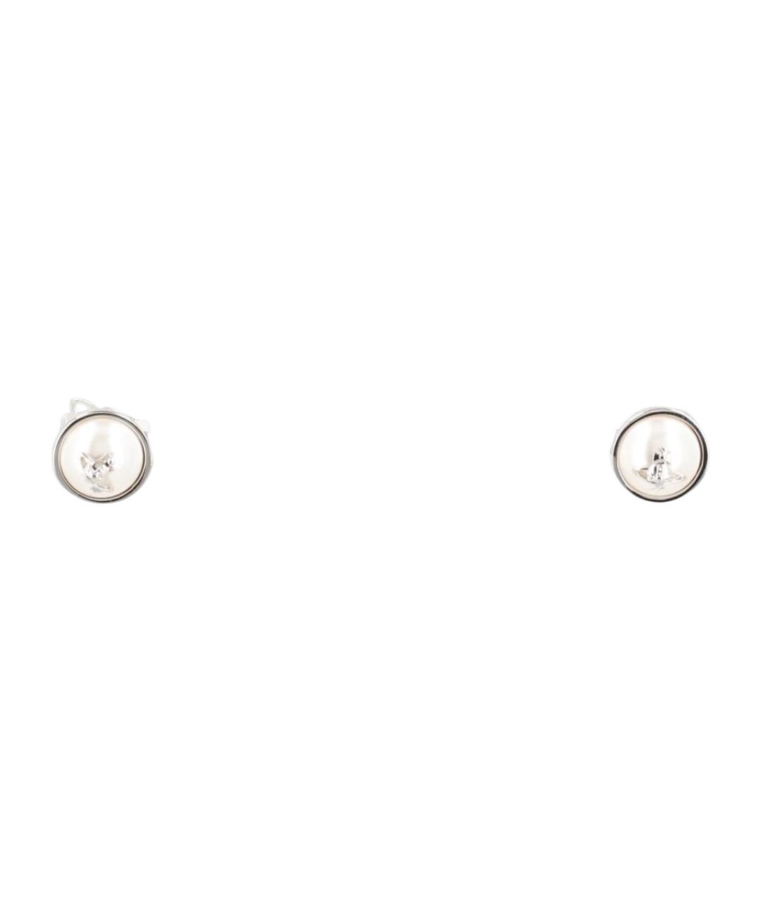 VIVIENNE WESTWOOD Серебряные латунные серьги, фото 2