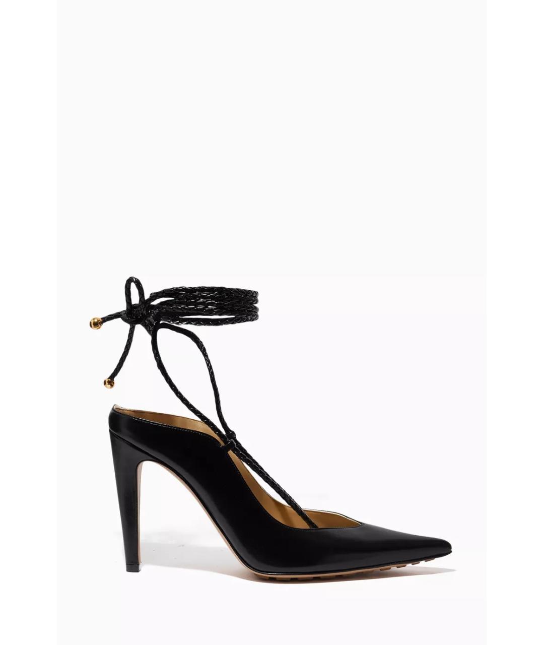 BOTTEGA VENETA Черные кожаные туфли, фото 9