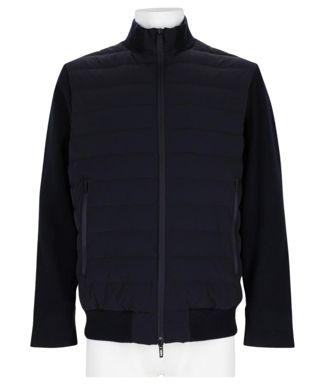 EMPORIO ARMANI Синяя полиамидовая куртка, фото 3