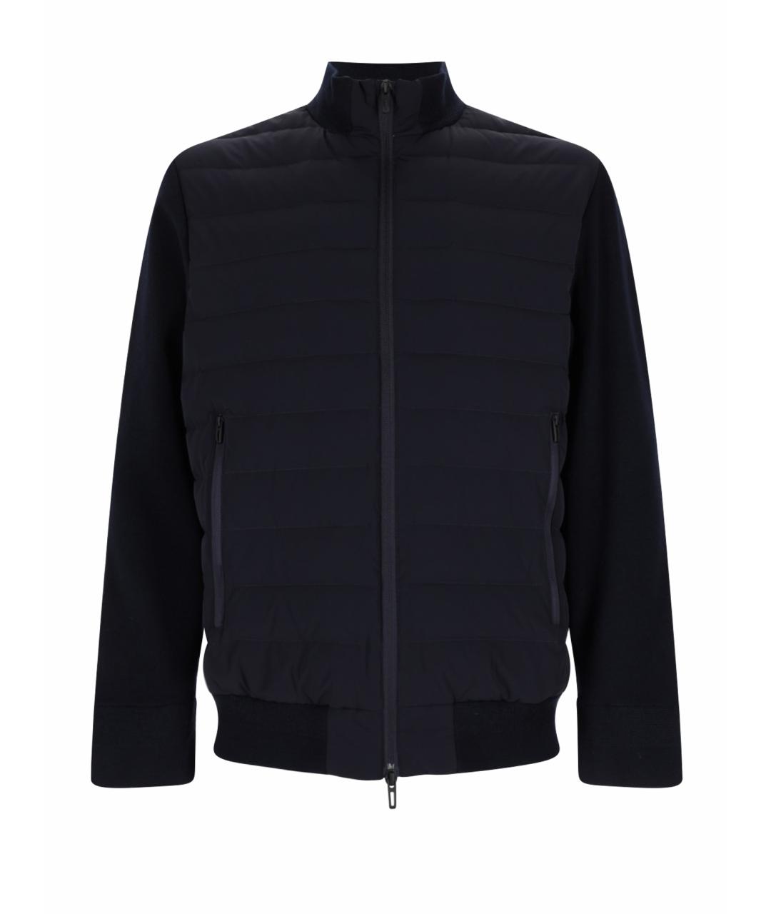 EMPORIO ARMANI Синяя полиамидовая куртка, фото 1