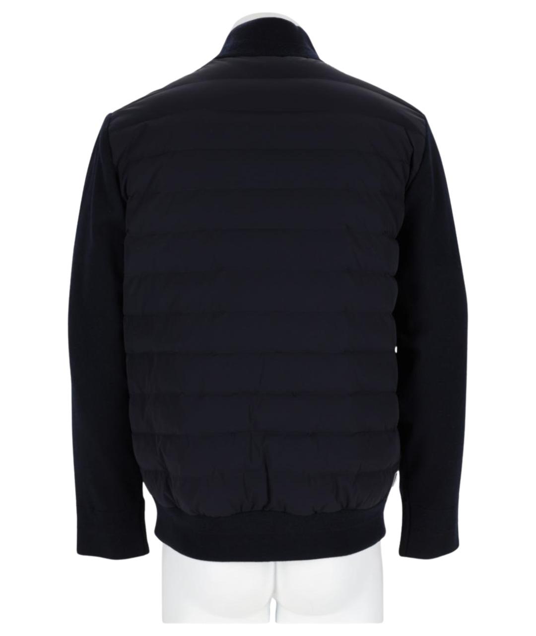 EMPORIO ARMANI Синяя полиамидовая куртка, фото 2