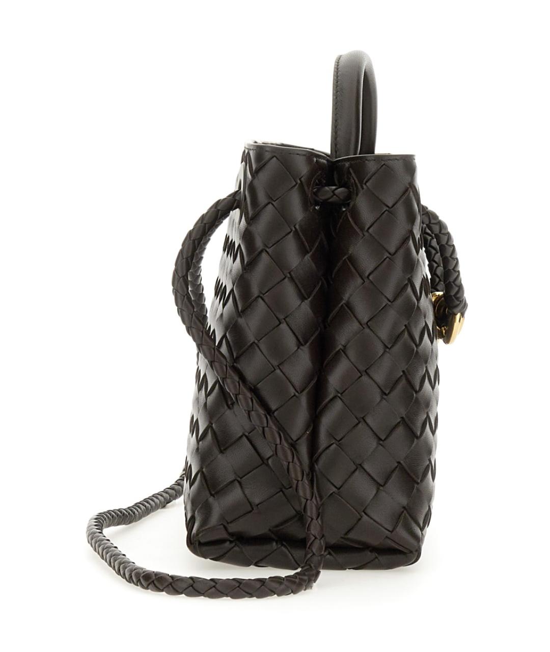 BOTTEGA VENETA Коричневая кожаная сумка тоут, фото 3