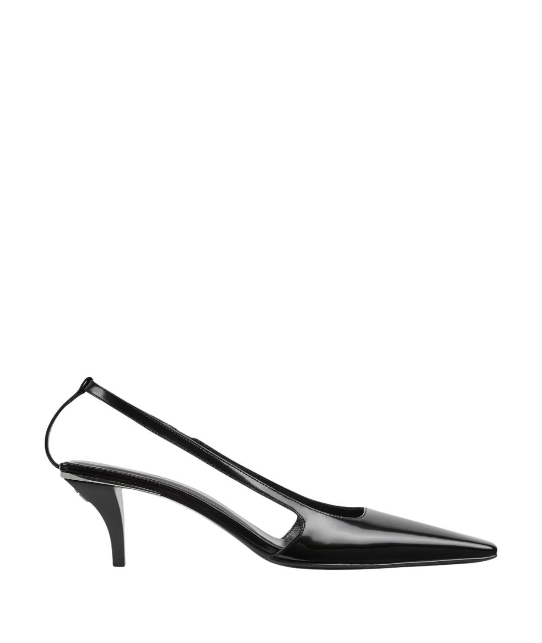GUCCI Черные кожаные туфли, фото 1