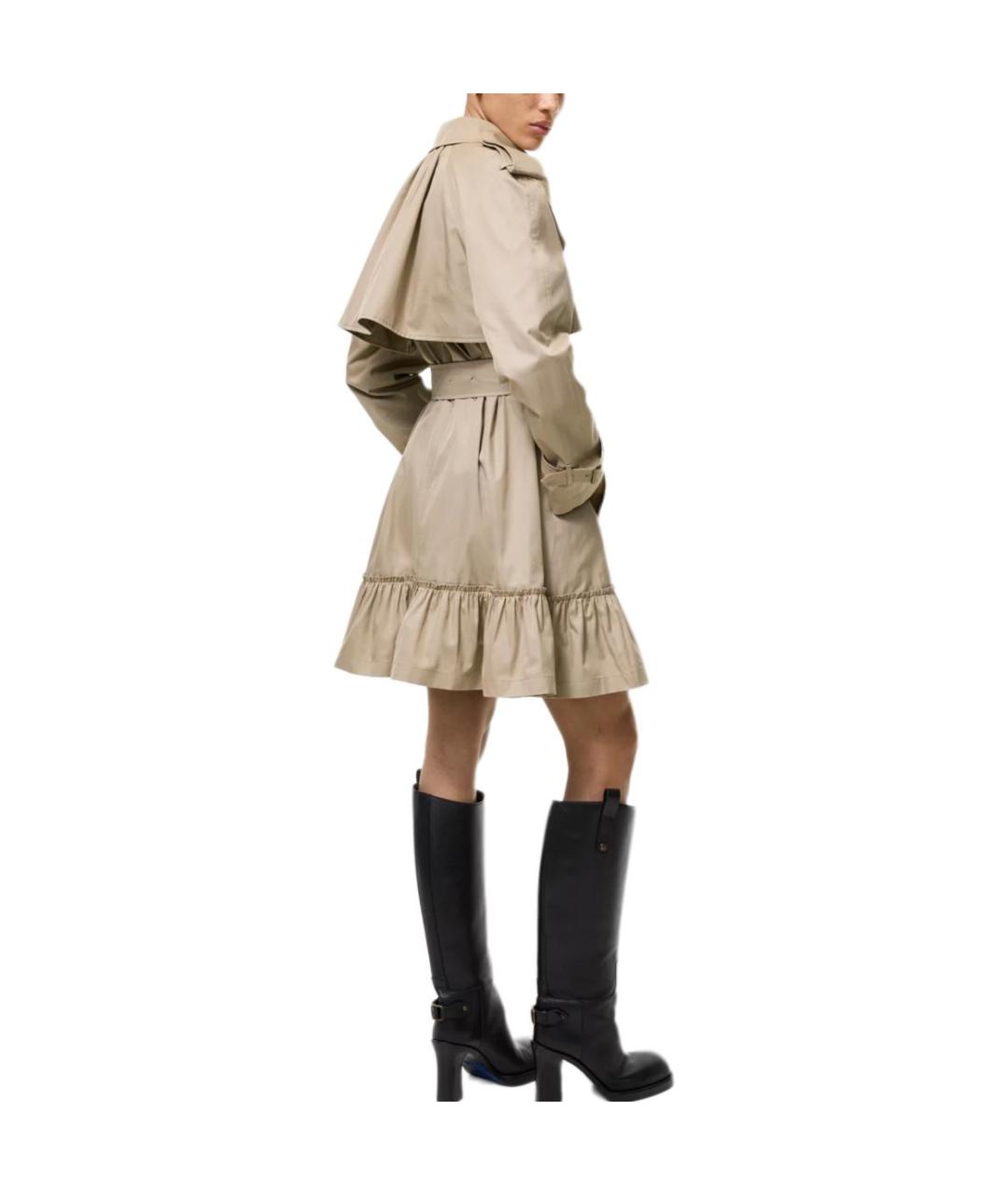 BURBERRY Бежевый тренч/плащ, фото 4