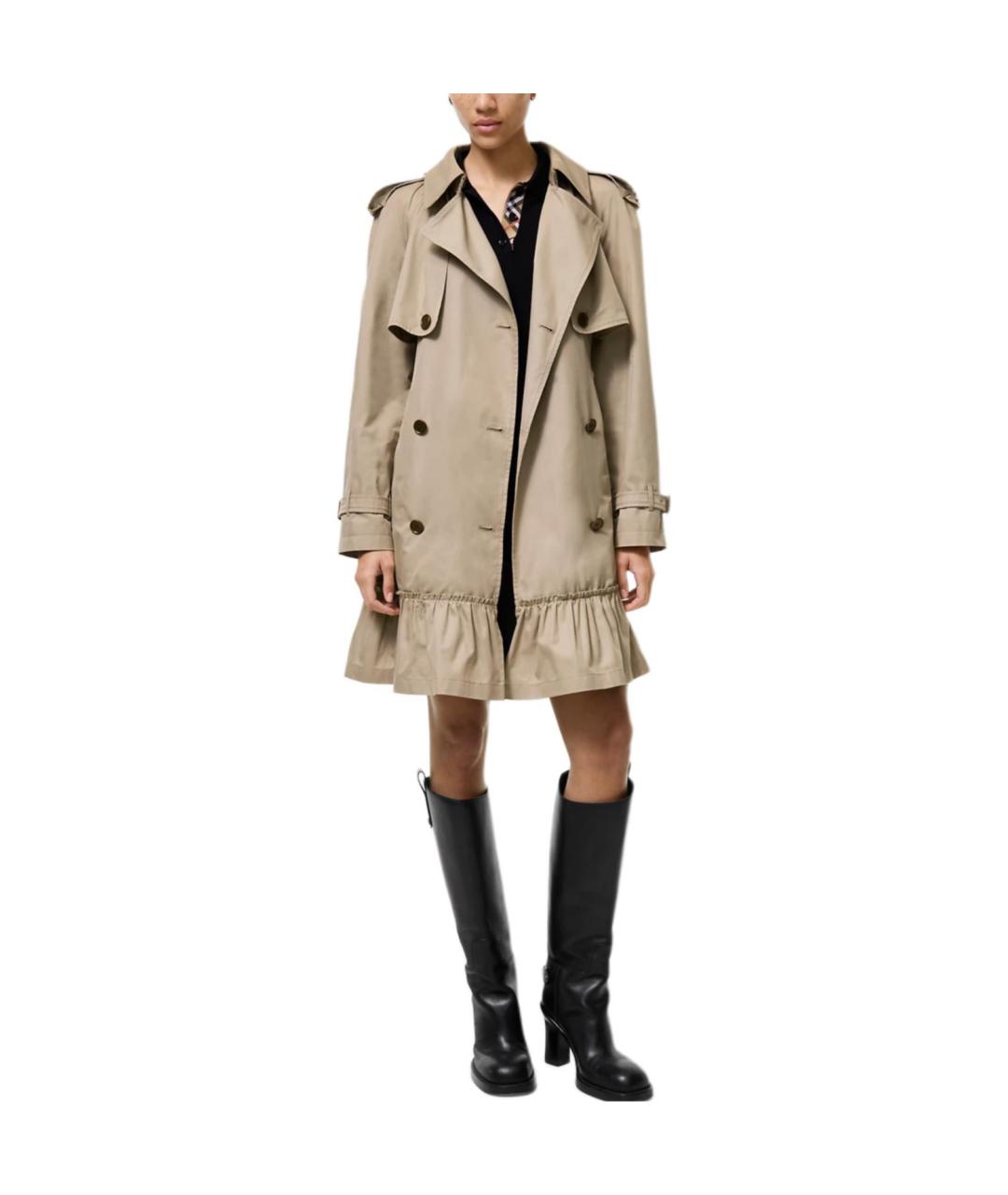 BURBERRY Бежевый тренч/плащ, фото 3