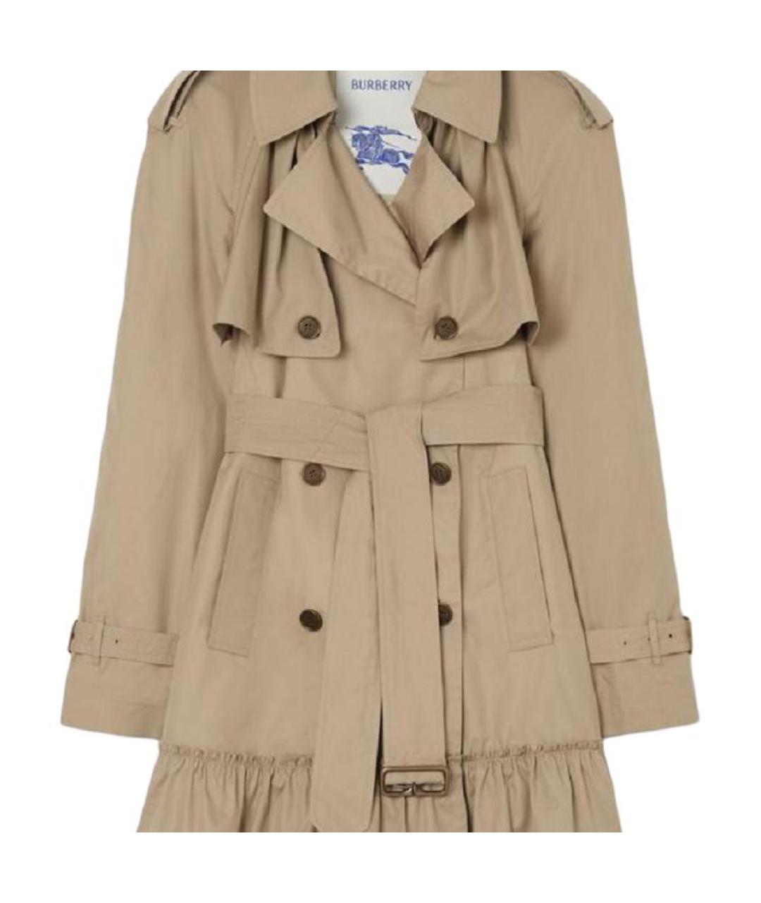 BURBERRY Бежевый тренч/плащ, фото 5