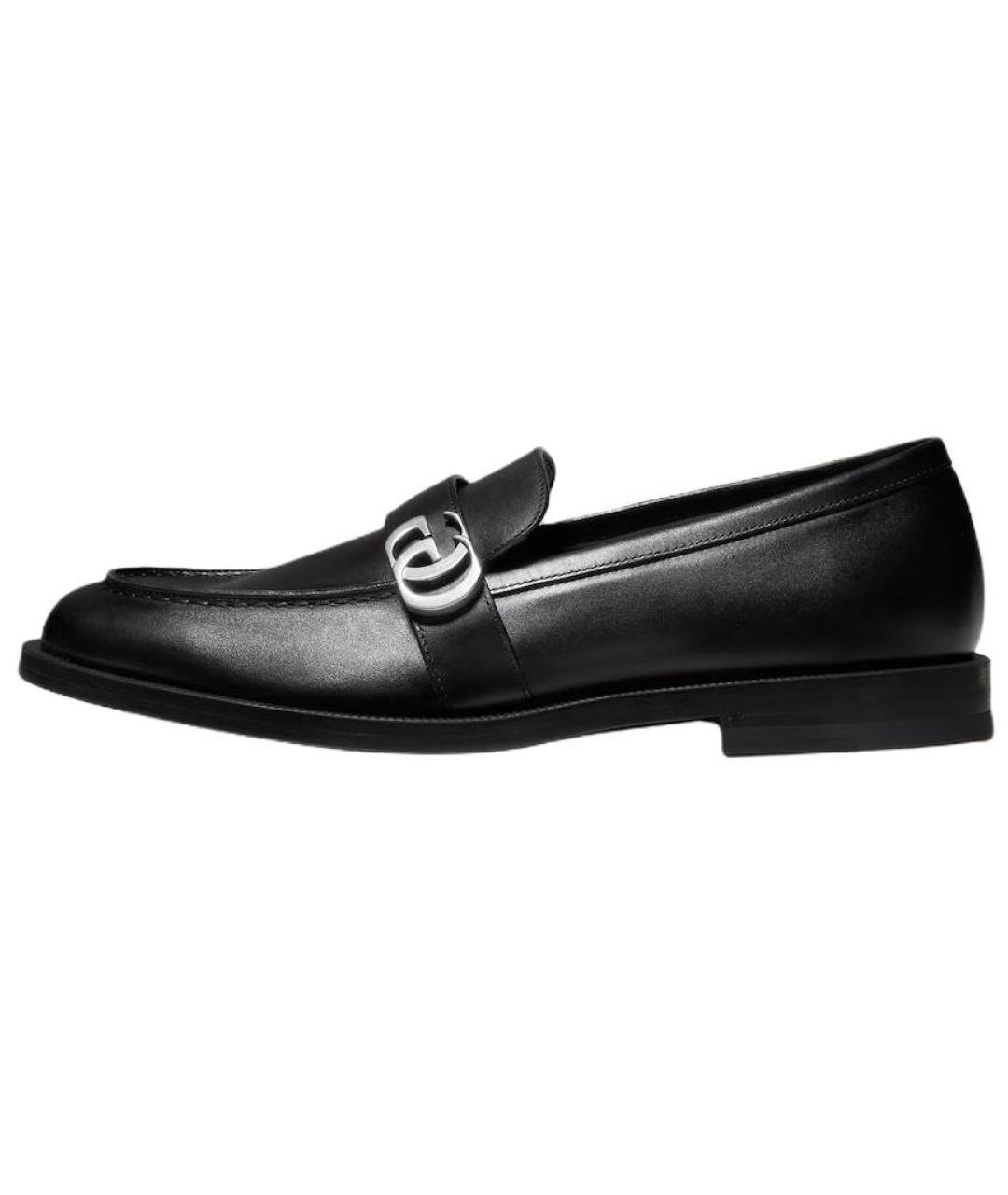 GUCCI Черные кожаные лоферы, фото 2