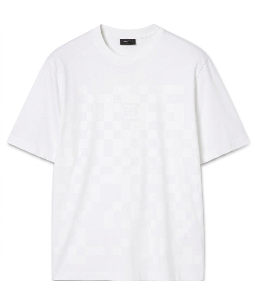 GUCCI Белая футболка, фото 1