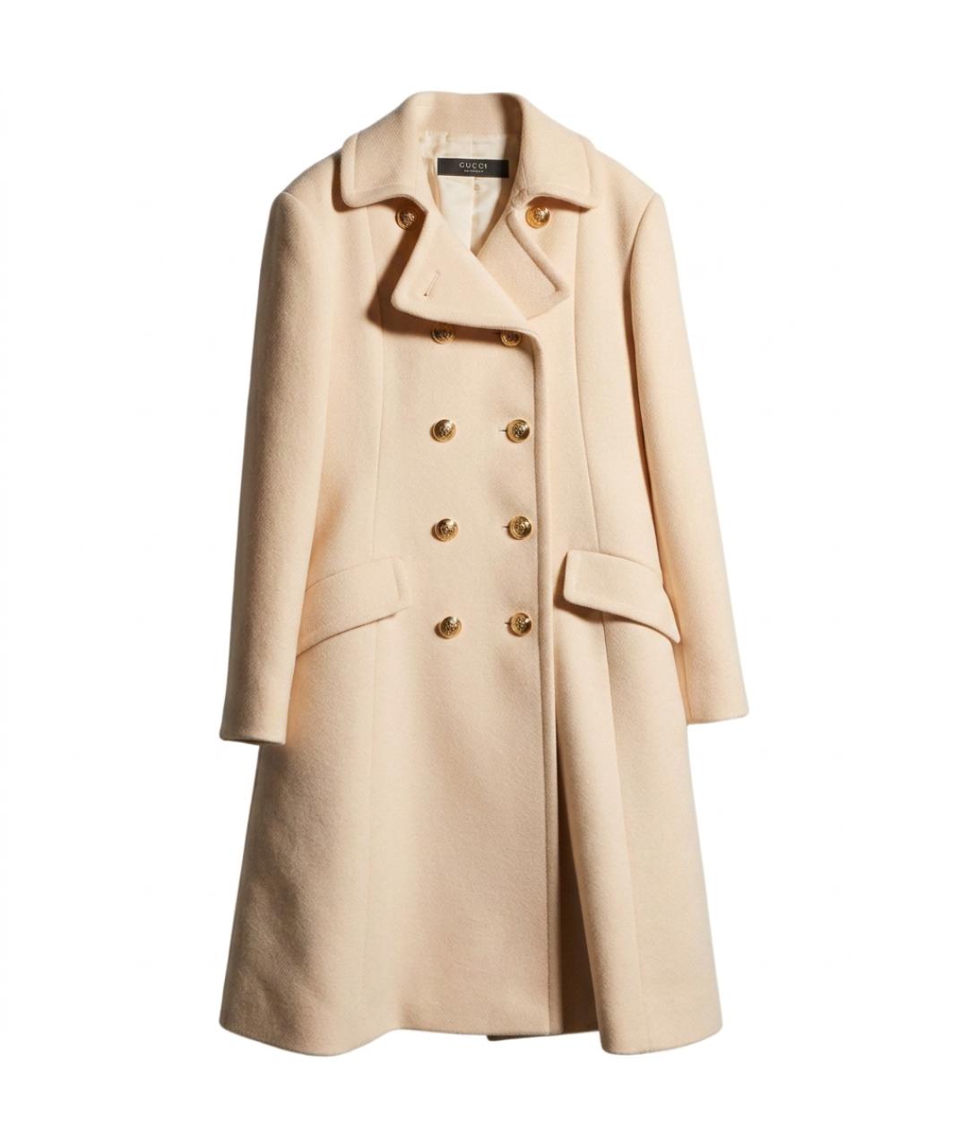 GUCCI Бежевое пальто, фото 1