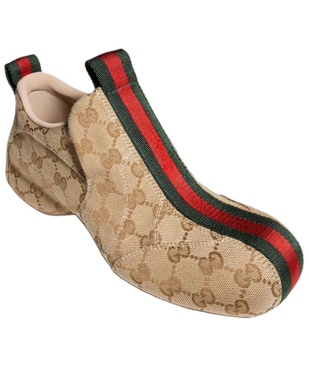 GUCCI Бежевые кроссовки, фото 3