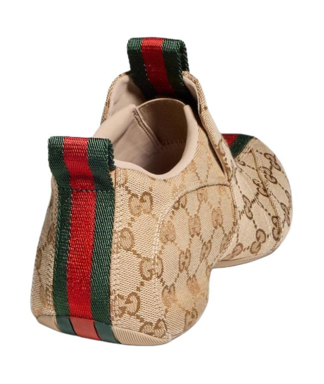 GUCCI Бежевые кроссовки, фото 5