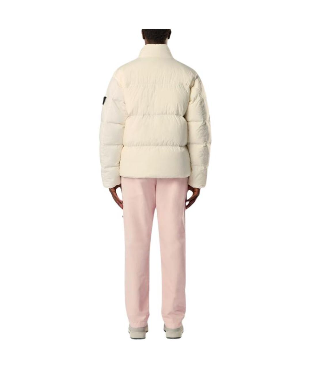 STONE ISLAND Бежевый пуховик, фото 4