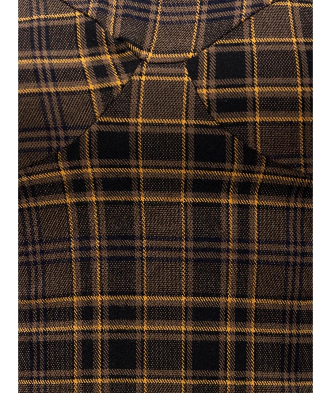 JIL SANDER Черное шерстяное повседневное платье, фото 3