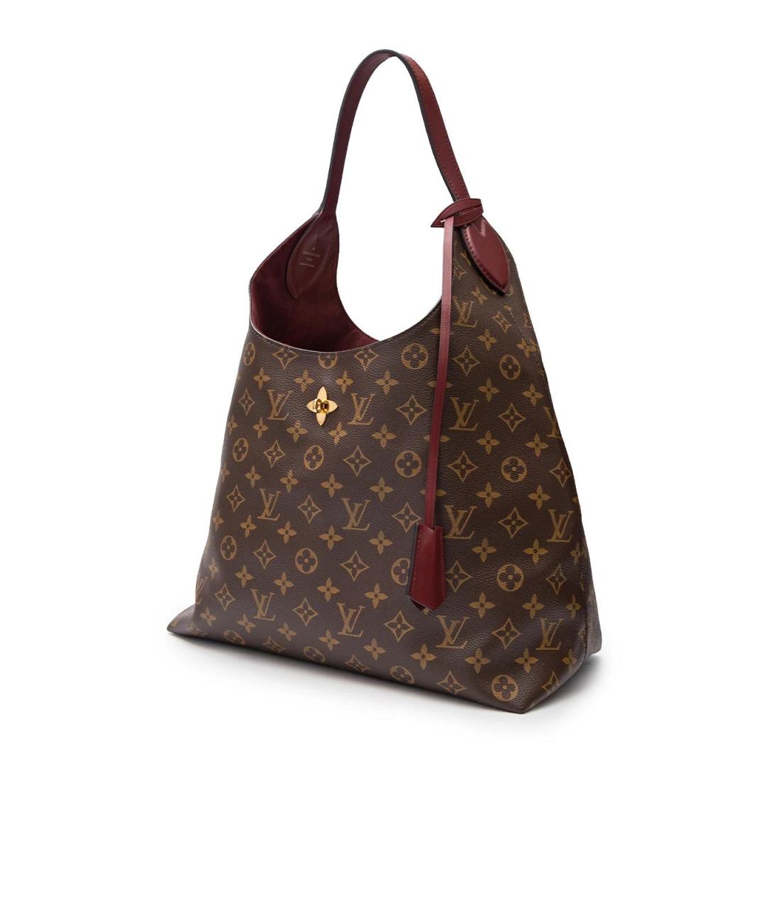 LOUIS VUITTON Коричневая сумка тоут из канвы, фото 2