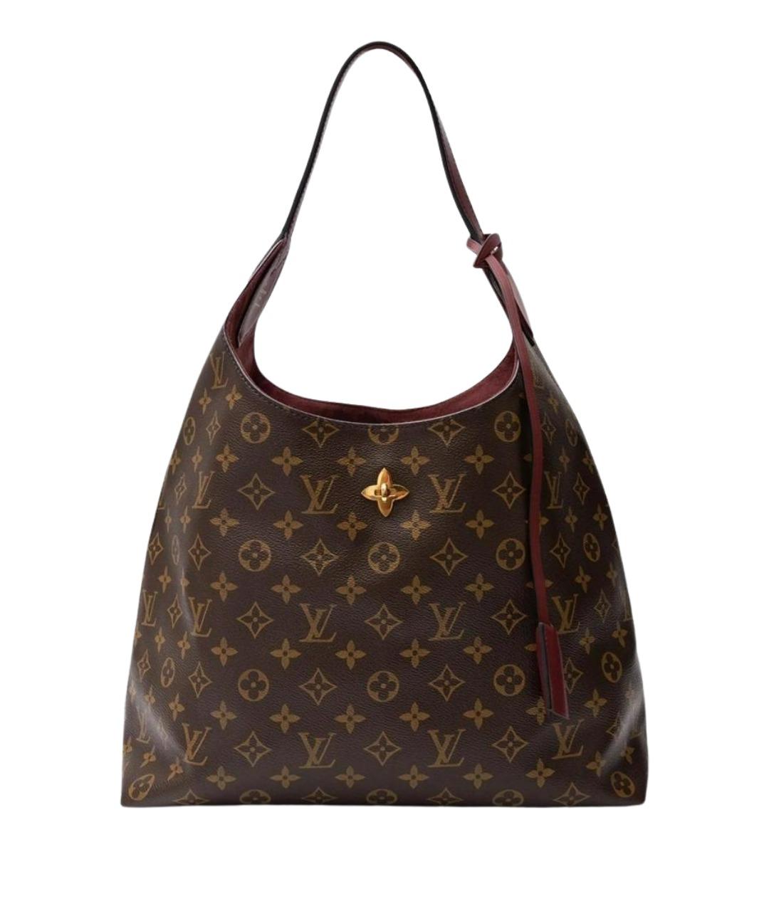 LOUIS VUITTON Коричневая сумка тоут из канвы, фото 1