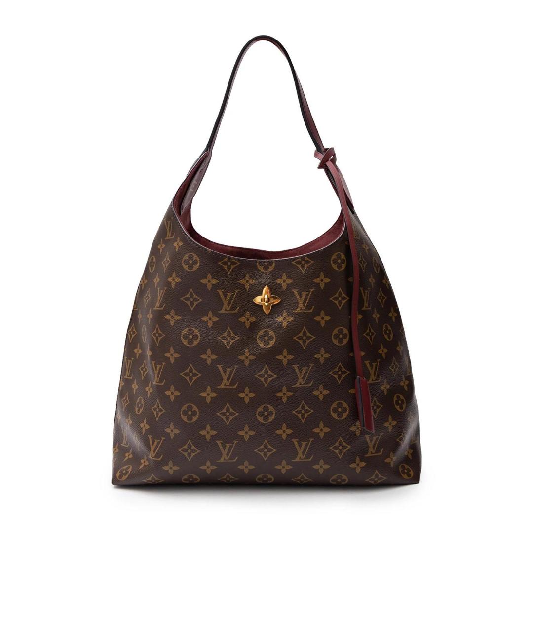 LOUIS VUITTON Коричневая сумка тоут из канвы, фото 5
