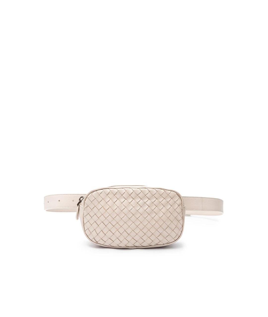 BOTTEGA VENETA Серая кожаная сумка тоут, фото 1