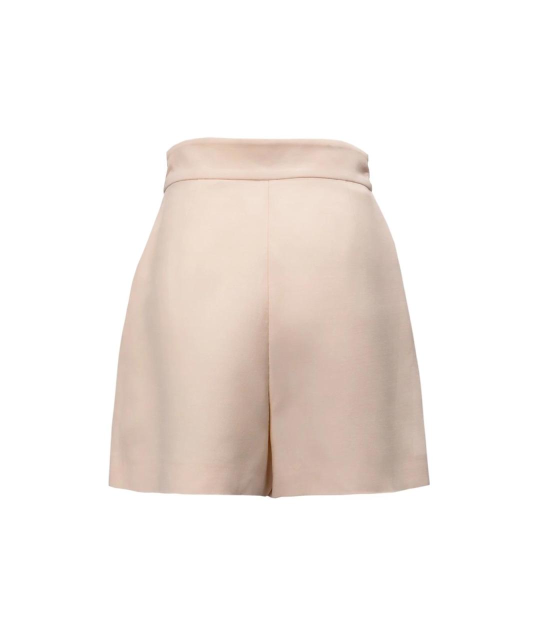 VALENTINO Бежевые шерстяные шорты, фото 2