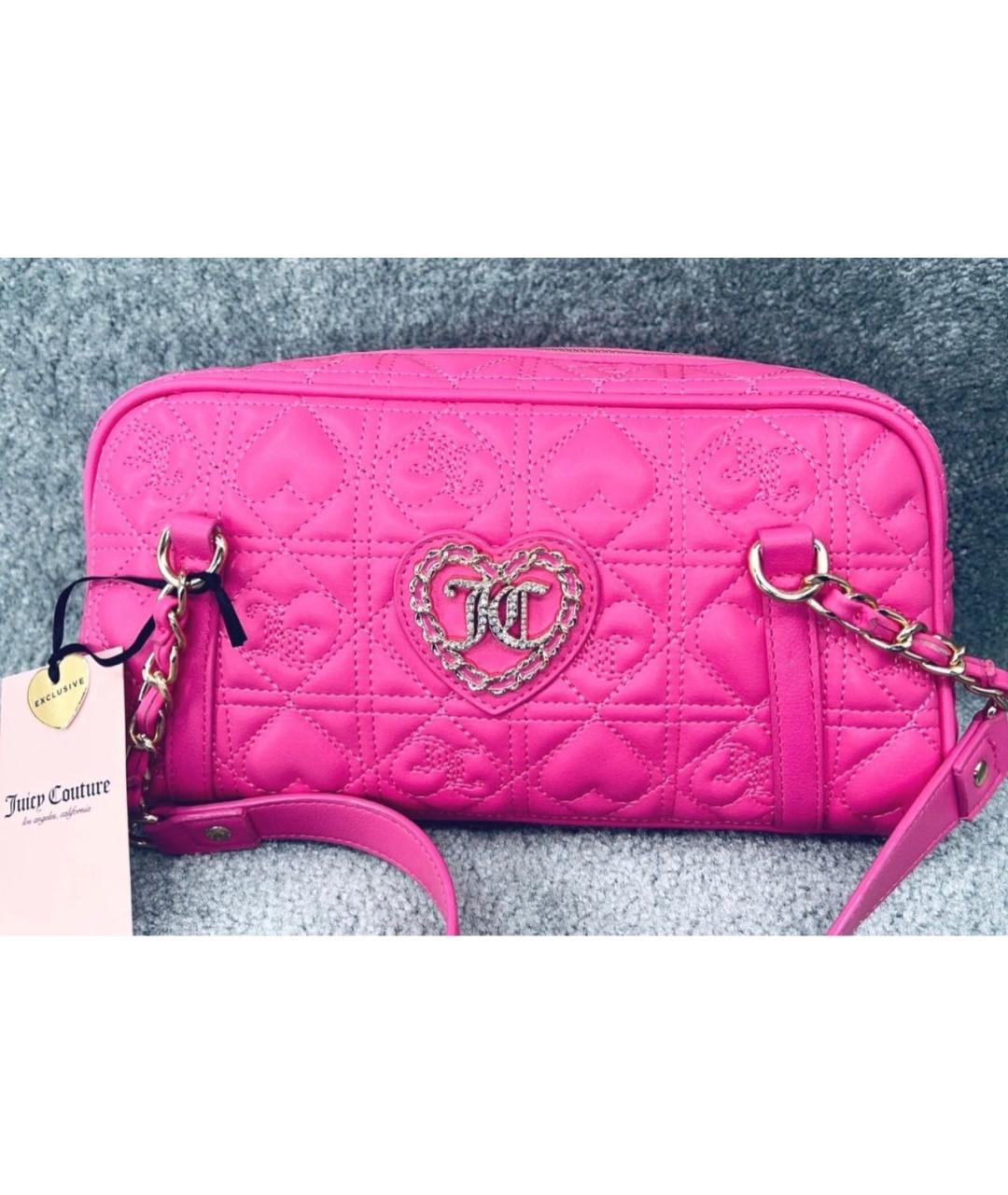 JUICY COUTURE Фуксия сумка через плечо, фото 6