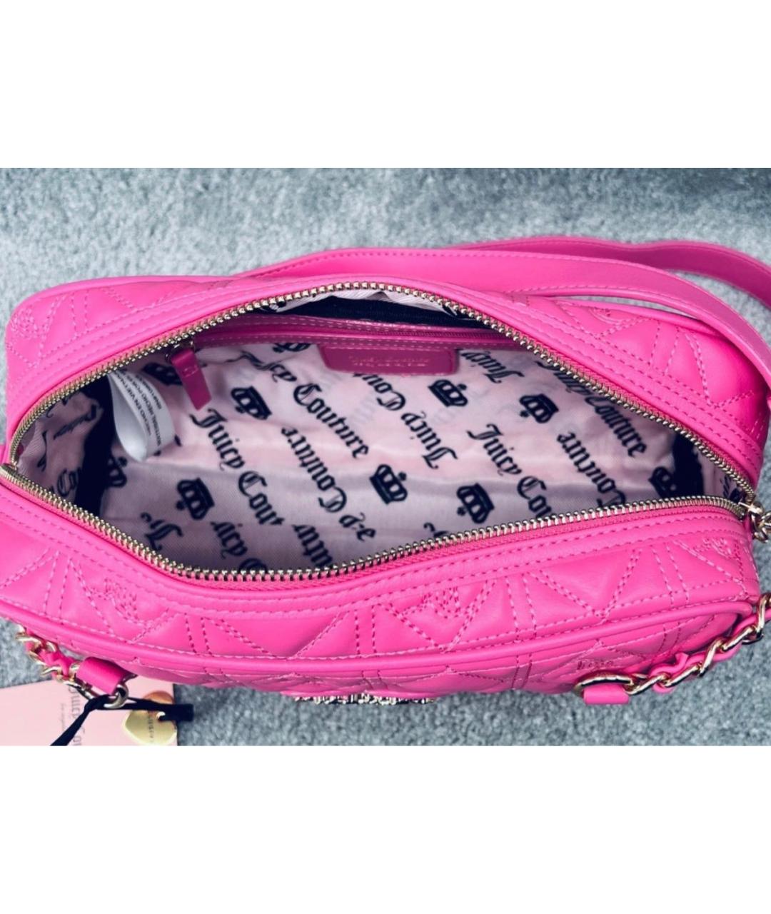 JUICY COUTURE Фуксия сумка через плечо, фото 5