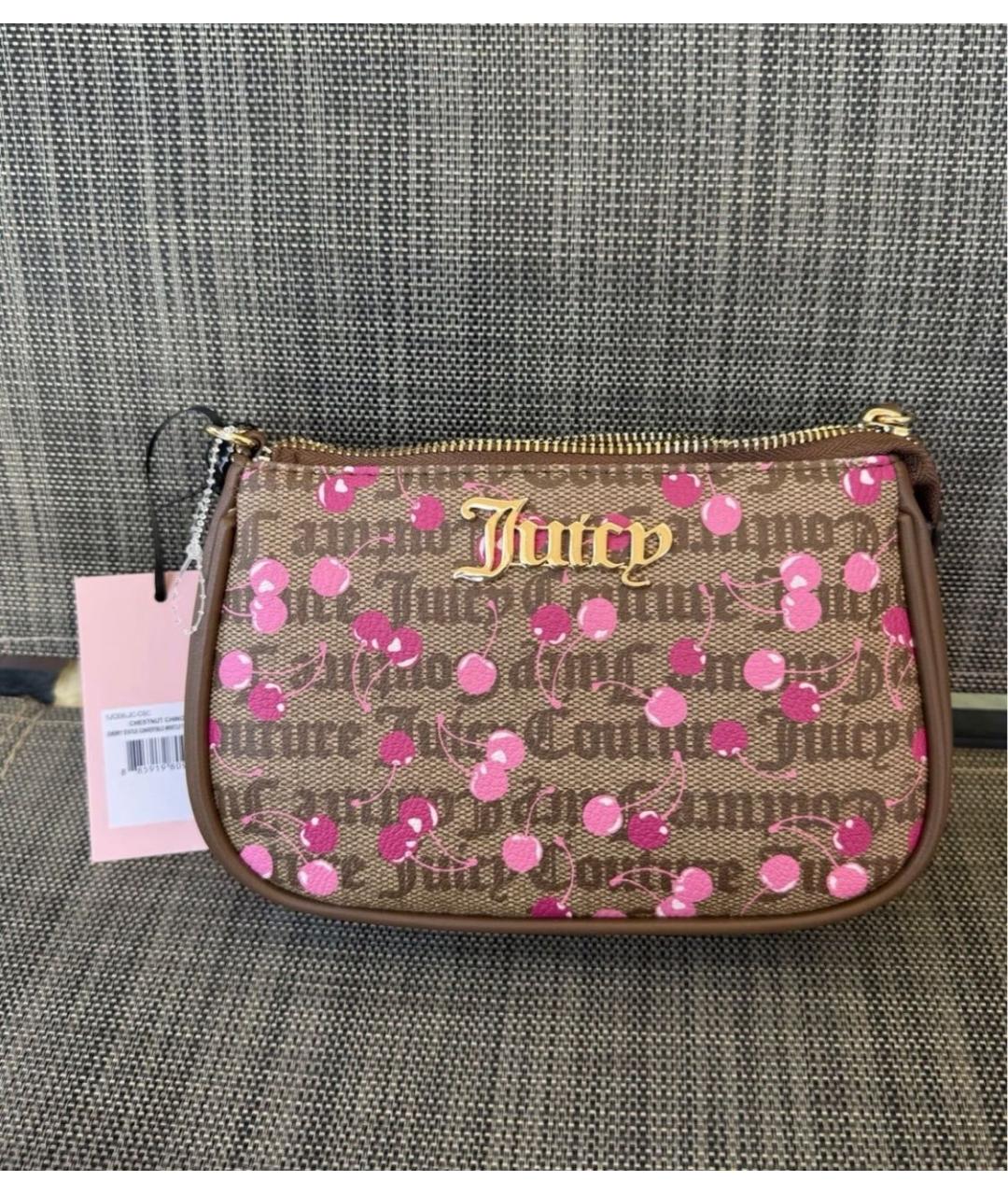 JUICY COUTURE Коричневая сумка через плечо, фото 3