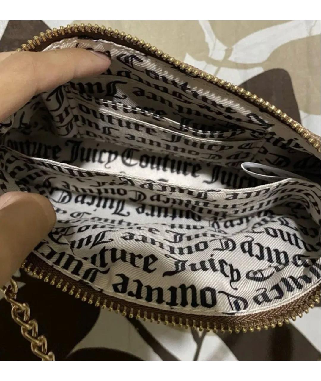 JUICY COUTURE Коричневая сумка через плечо, фото 4