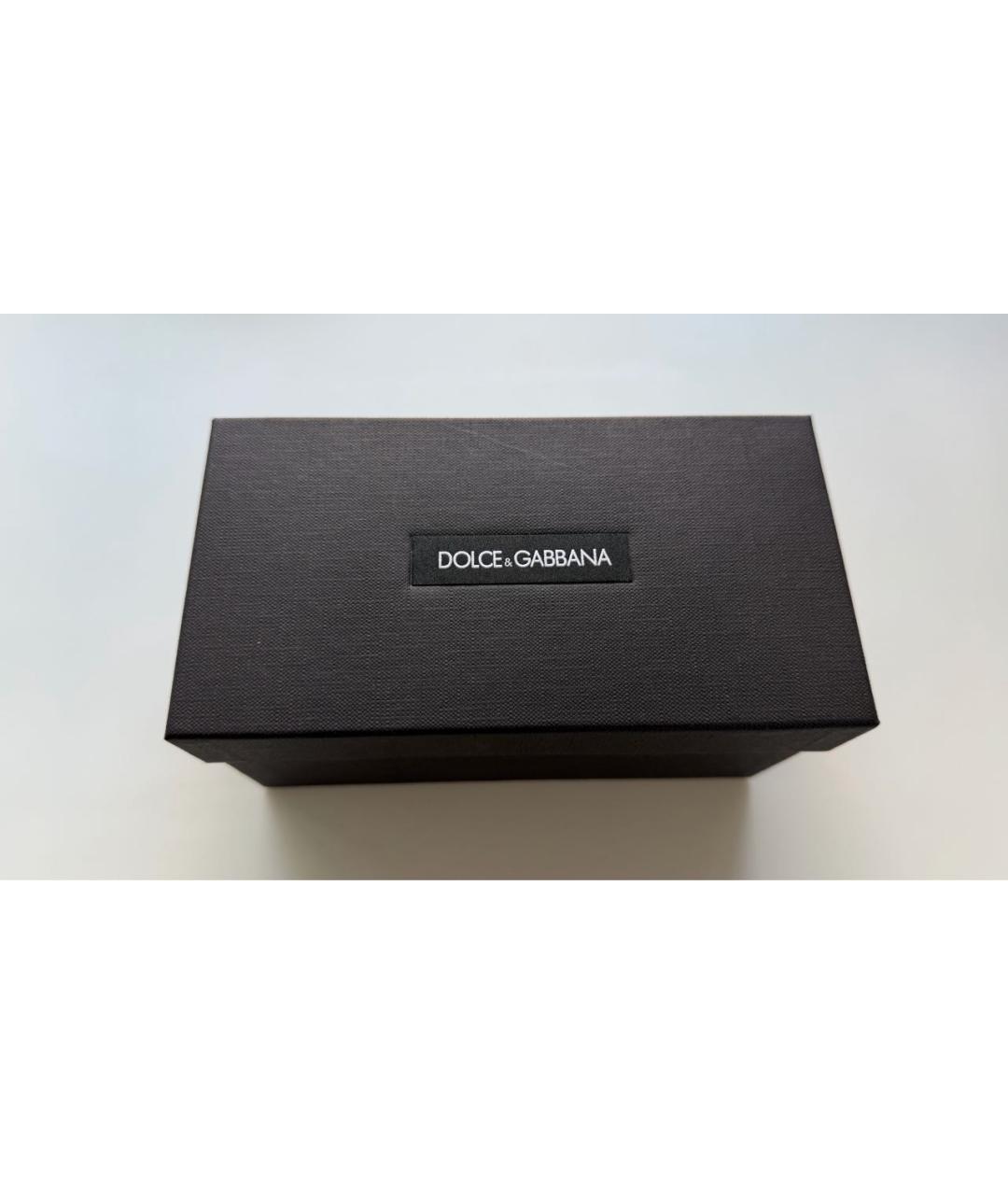 DOLCE&GABBANA Коричневые пластиковые солнцезащитные очки, фото 4